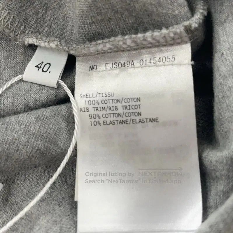 Thom Browne Thom Browne Gray Cotton T-Shirt for Women . Size L / US 10 / IT 46 - 5 Thumbnail