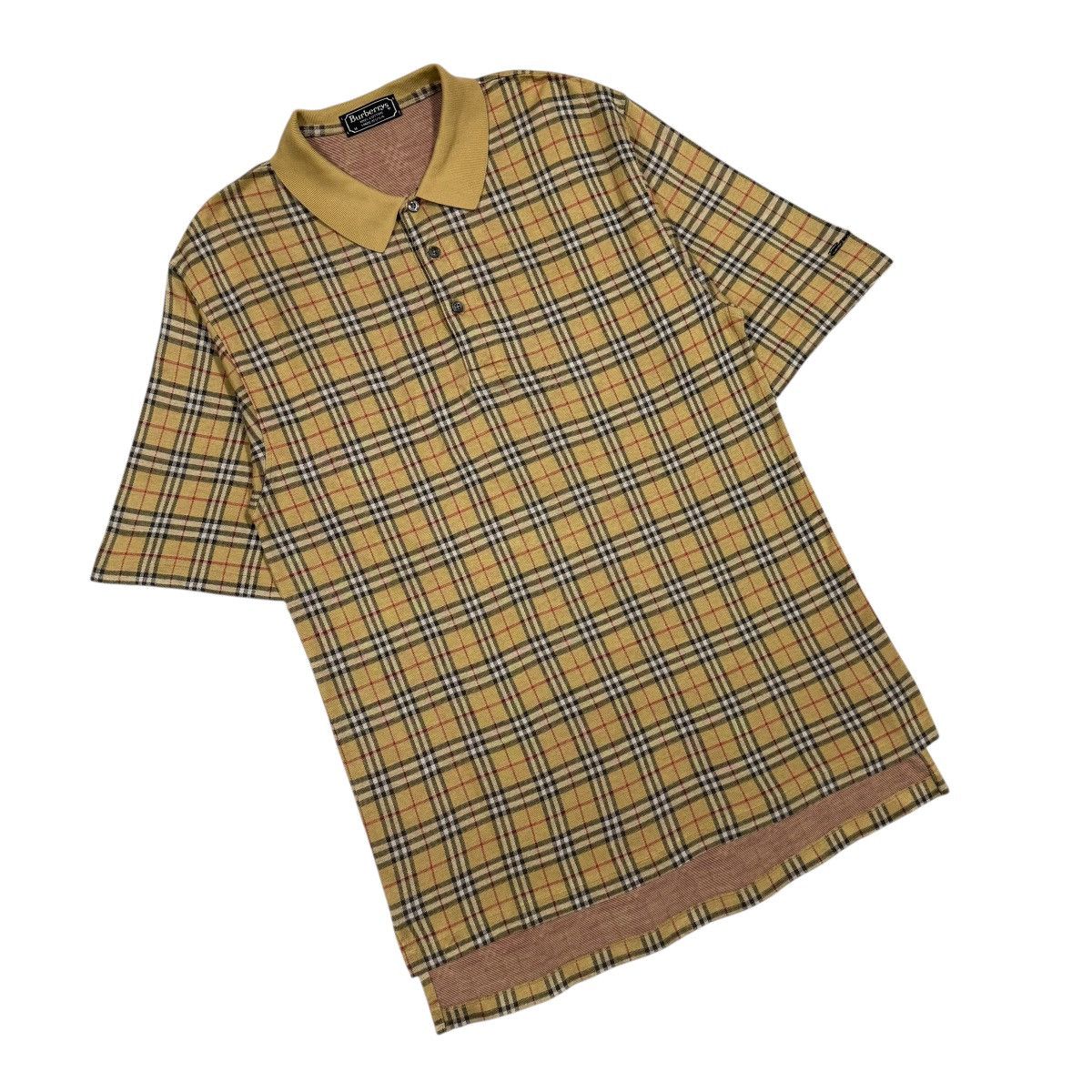 Burberry Vtg🔥Burberrys Novacheck Polo Shirt Made In Usa Size US M / EU 48-50 / 2 - 5 Thumbnail