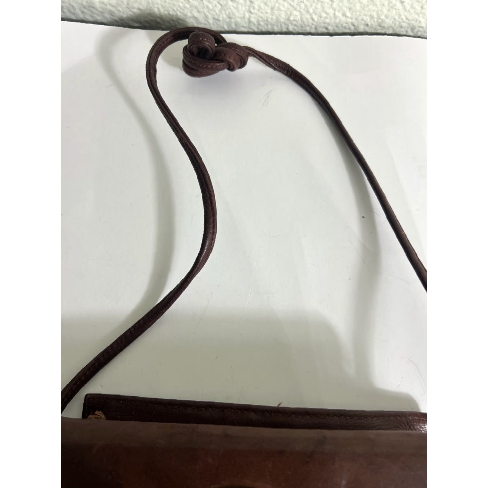 Vintage VINTAGE Boulder Ridge Glove Tanned cowhide Small Purse Shoulder Bag Brown Women Small Leather Shoulder Bag 7x6x1 Size ONE SIZE - 5 Thumbnail