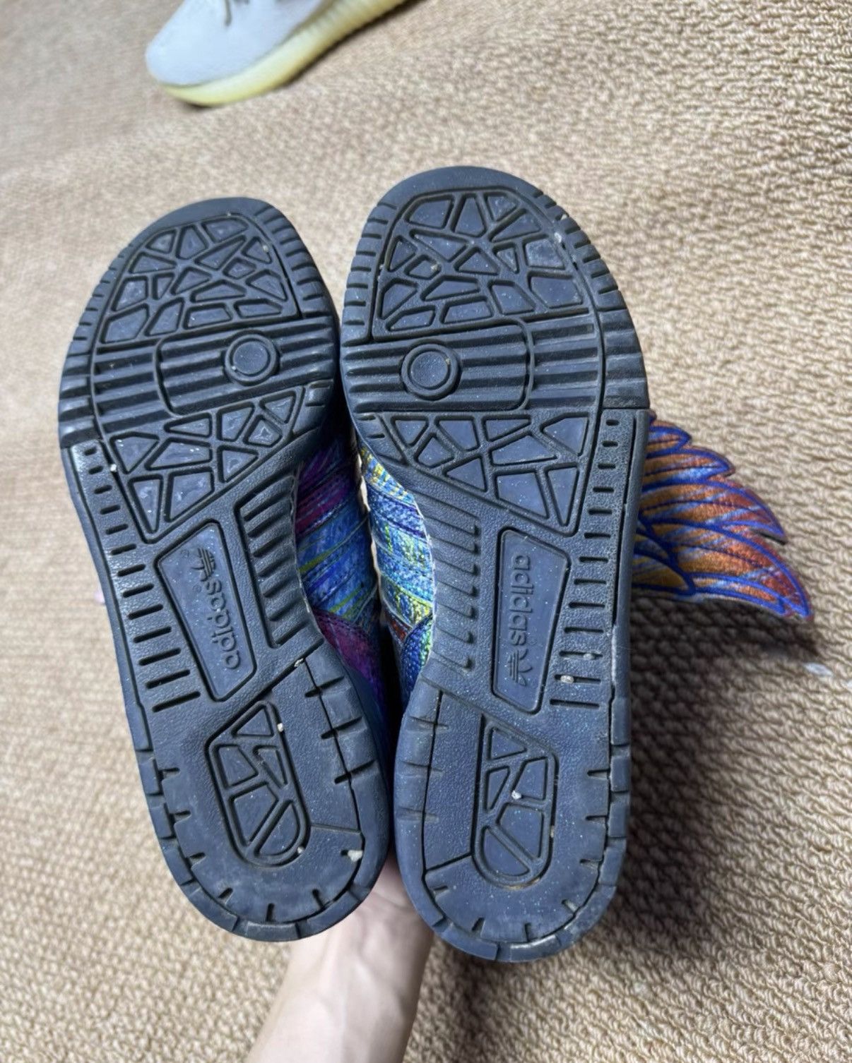 Adidas Adidas Jeremy Scott JS Wings Rainbow Iridescent Sneakers K37 Size US 6.5 / IT 36.5 - 6 Thumbnail