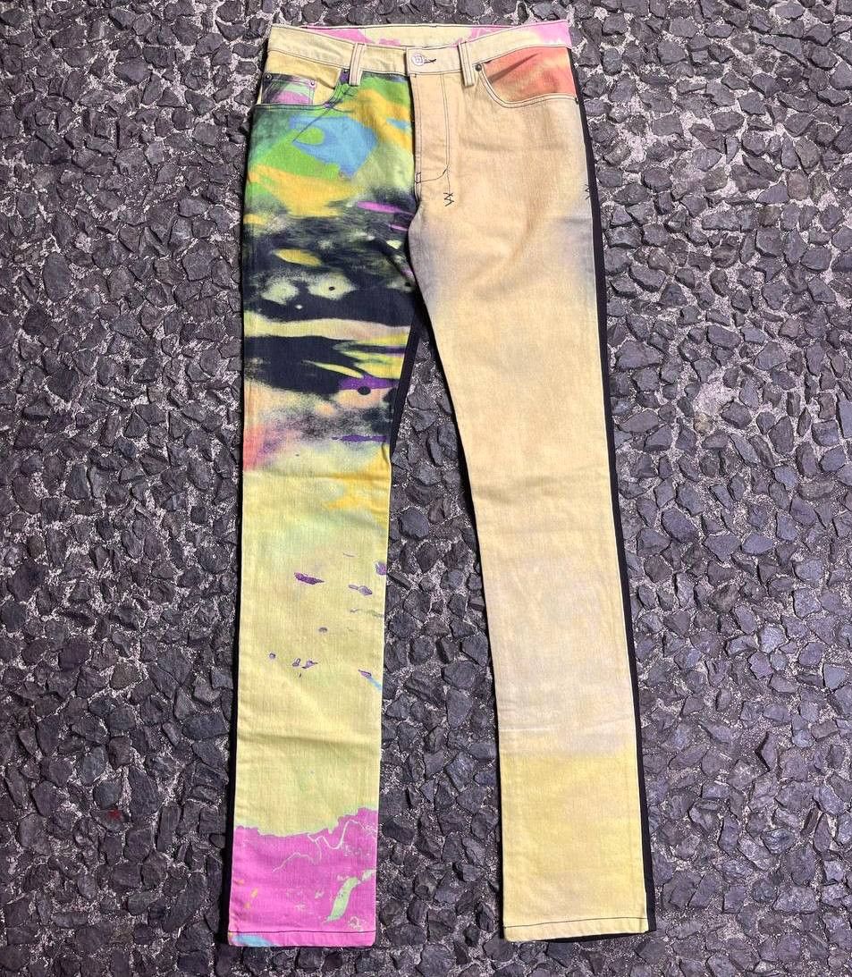 Ksubi Ksubi - Bleached Effect Denim Jeans Size US 30 / EU 46 - 1 Thumbnail