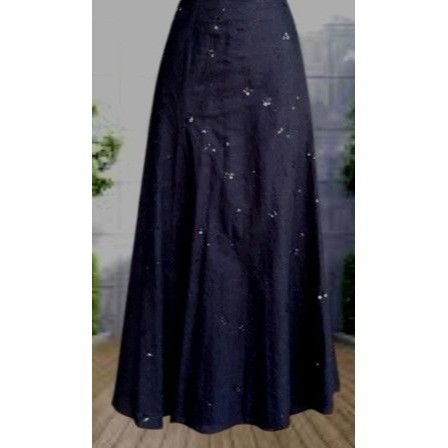 Liz Claiborne Vintage Liz Claiborne Black Sequined Maxi Skirt Size 6 Embro Size 28" / US 6 / IT 42 - 1 Thumbnail