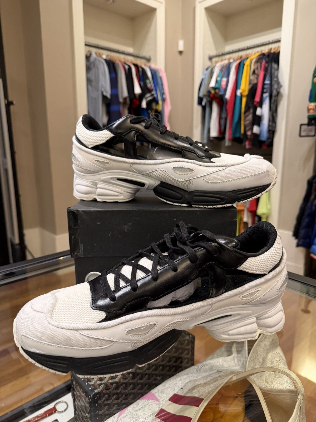 Adidas × Raf Simons Adidas x Raf Simmons Replicant Ozweego - White Size US 12 / EU 45 - 4 Thumbnail