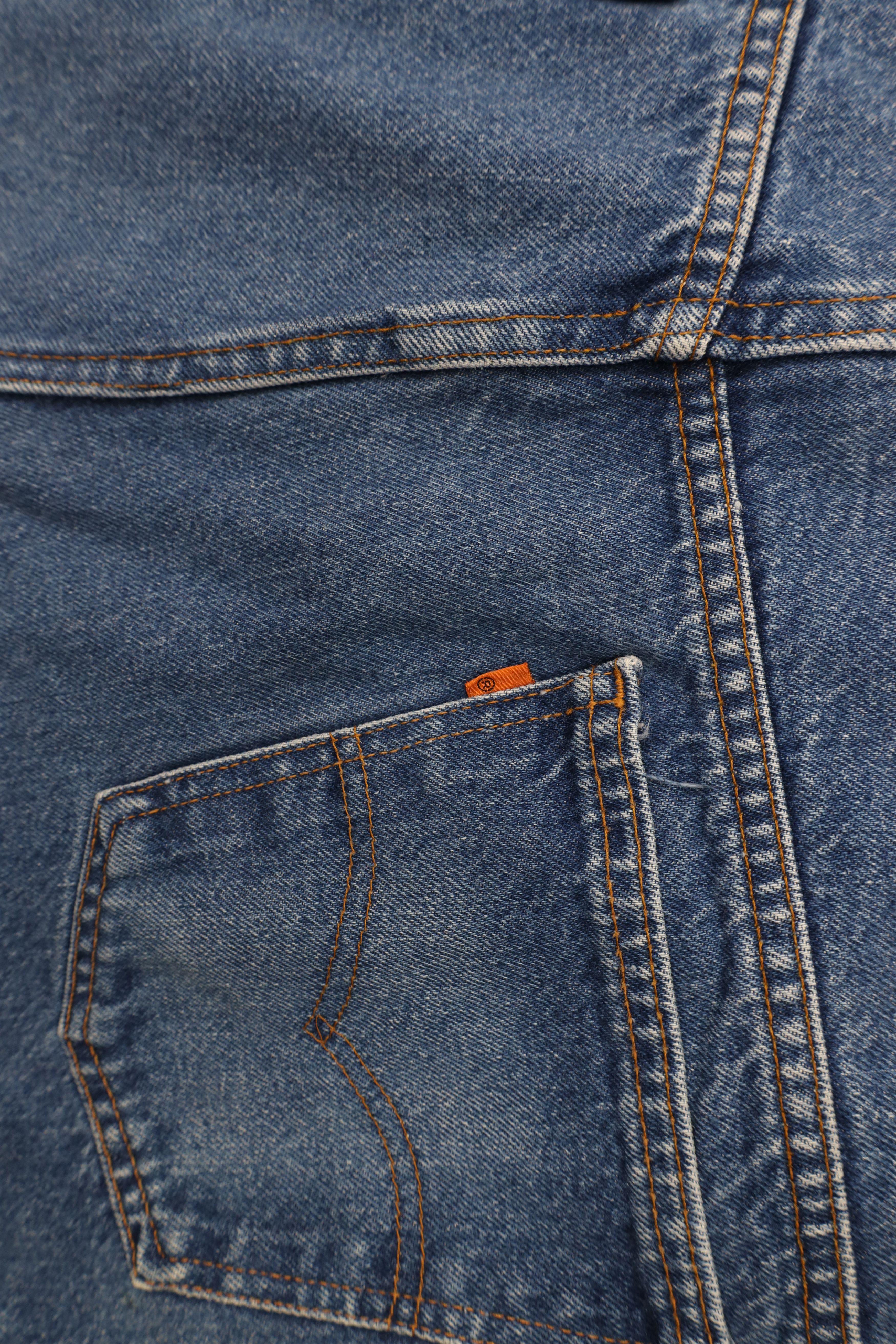 Levi's Vintage 90s Levis 517 Orange Tab Flared Wide Leg Jeans USA Size US 38 / EU 54 - 14 Thumbnail