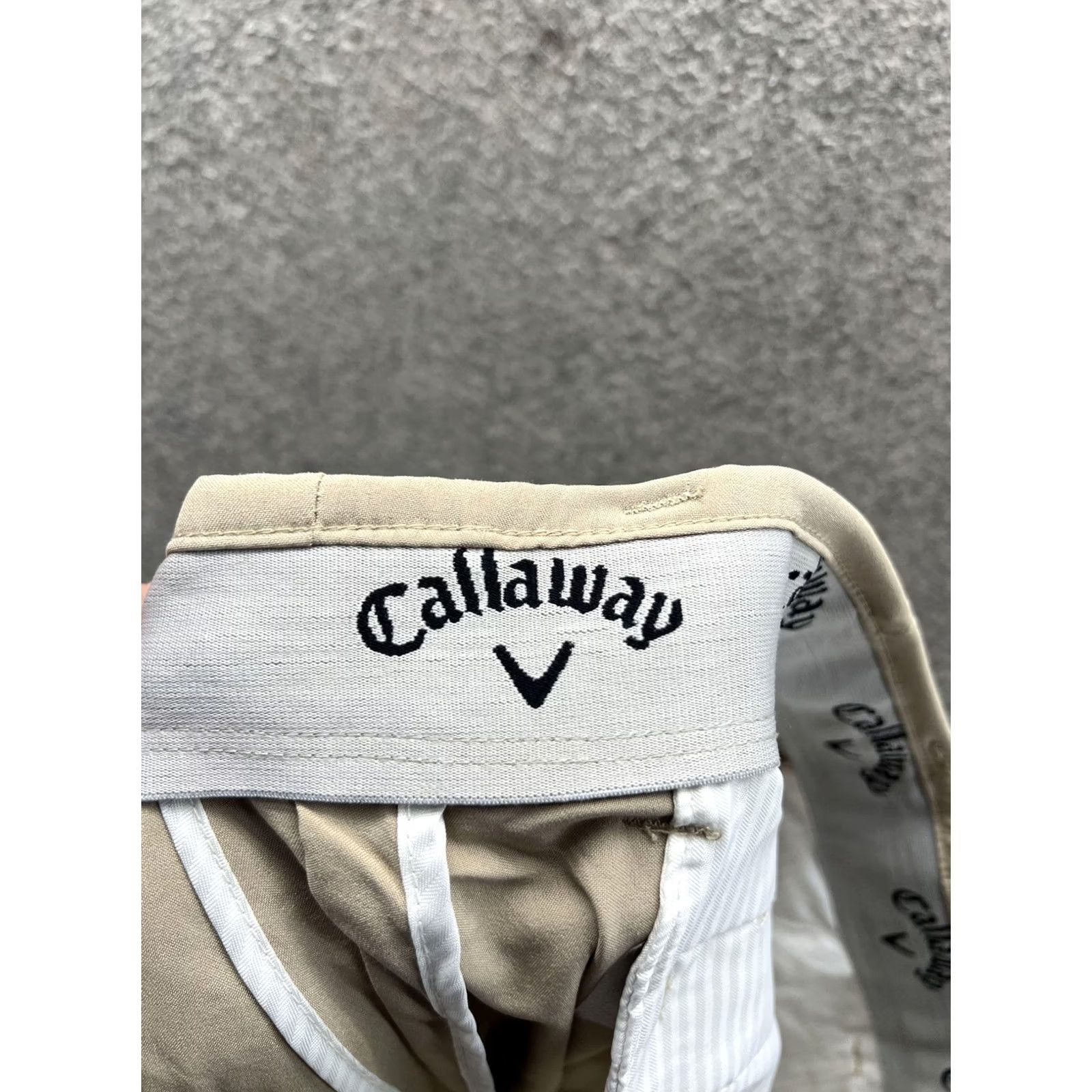 Callaway Callaway Mens Pants 36x30 Beige Stretch Khakis Golf Performance Regular fit Pants Size US 36 / EU 52 - 3 Thumbnail