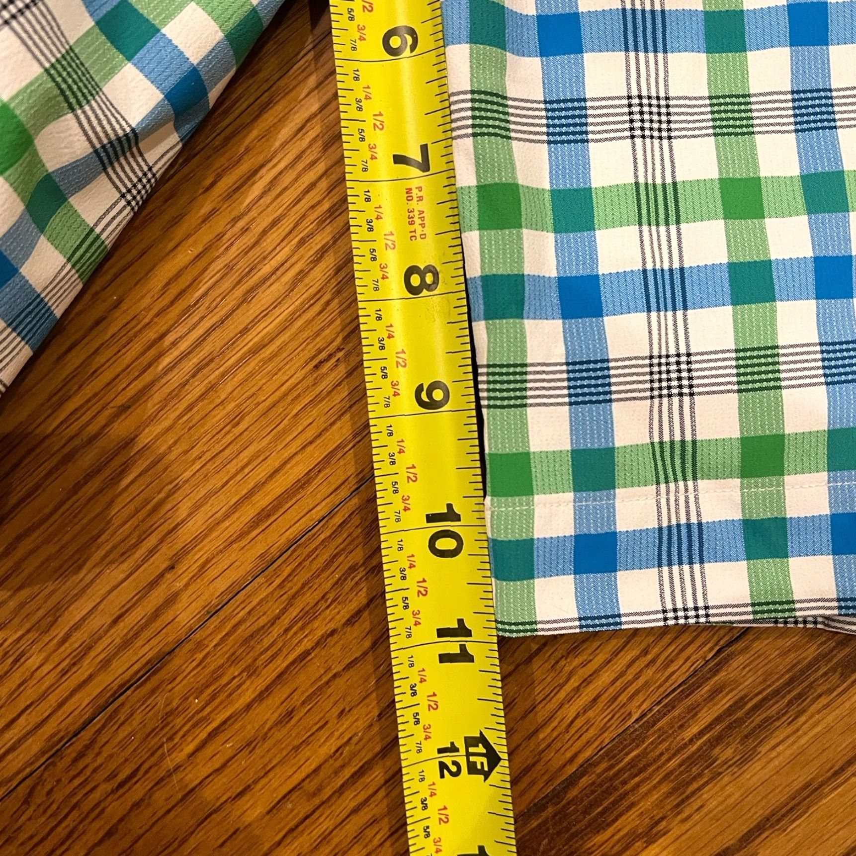Nike Nike Golf Shorts Dri-Fit Bermuda Mens 36 Green Plaid Gingham Casual Outdoor Preppy 11in Inseam Mens Size US 36 / EU 52 - 5 Thumbnail