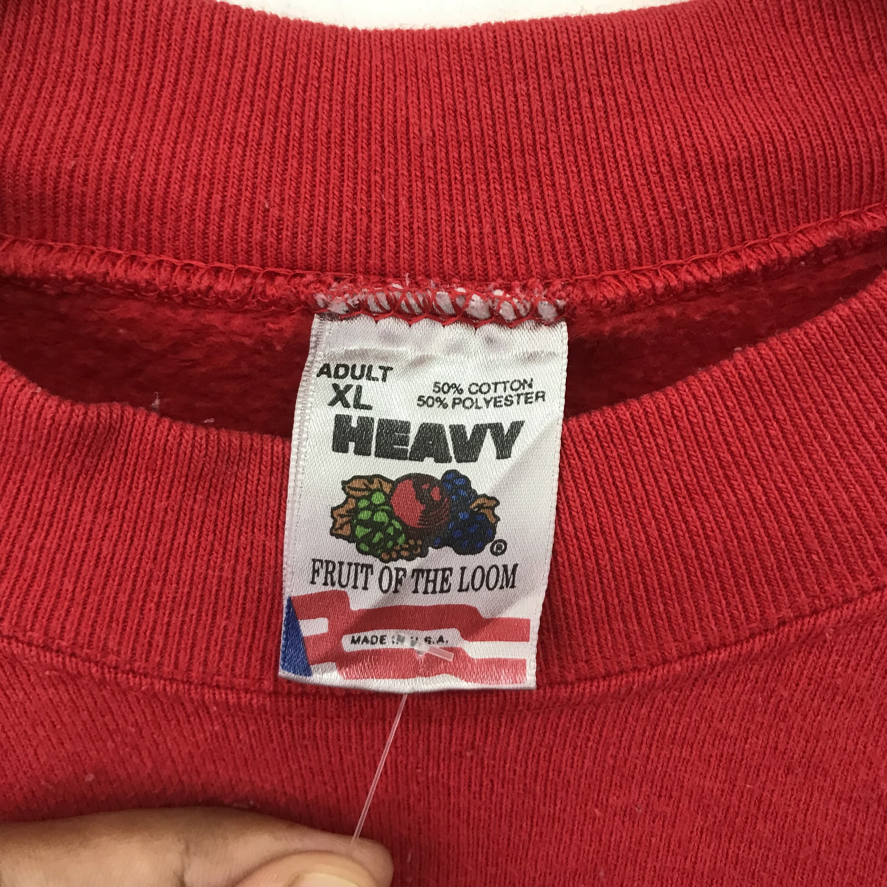 Vintage Vintage 90's Creek Staff Red Sweatshirt - 600 Size US XXL / EU 58 / 5 - 7 Thumbnail