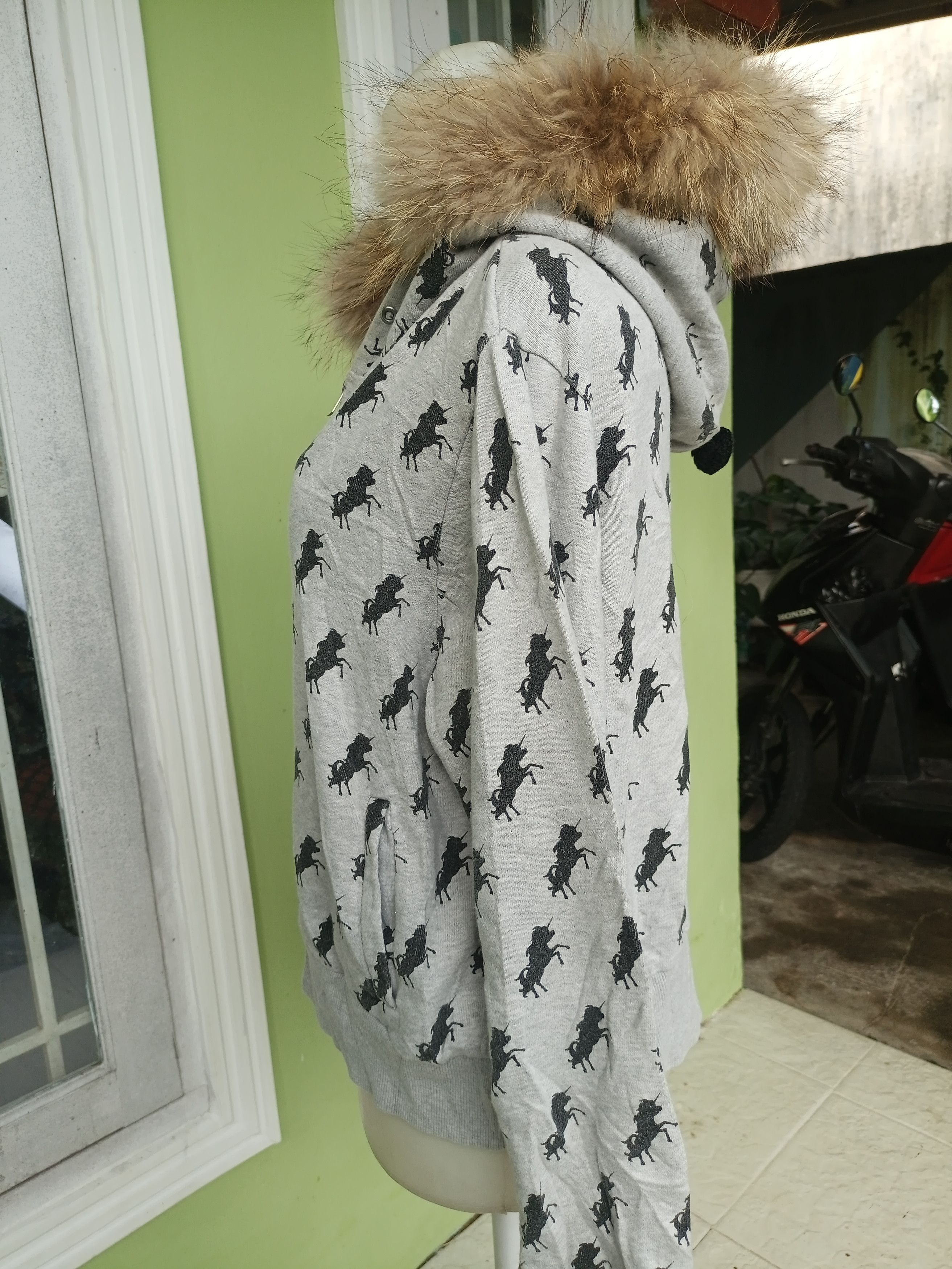 If Six Was Nine × Japanese Brand × Le Grande Bleu (L.G.B.) Rodeo Crowns Fur Zip Hoodie Long Sleeve Size XL / US 12-14 / IT 48-50 - 5 Thumbnail