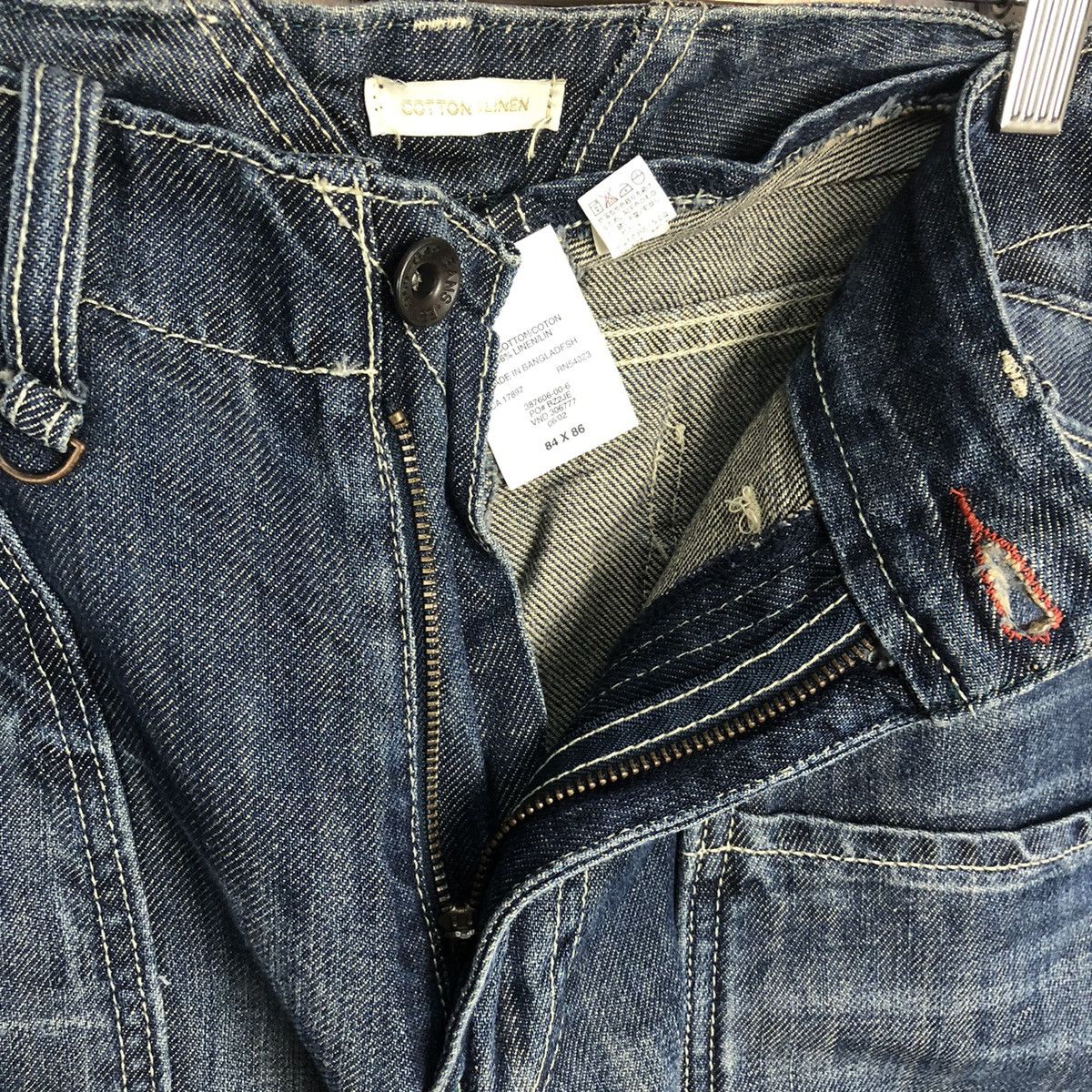 Gap Gap vintage faded denim Blue Jeans #A326 Size US 35 - 14 Thumbnail