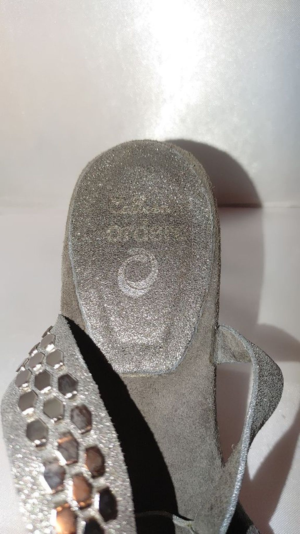 The Unbranded Brand Calleen Cordero Metallic Silver Sandals Size 8.5 Size US 8.5 / IT 38.5 - 8 Thumbnail