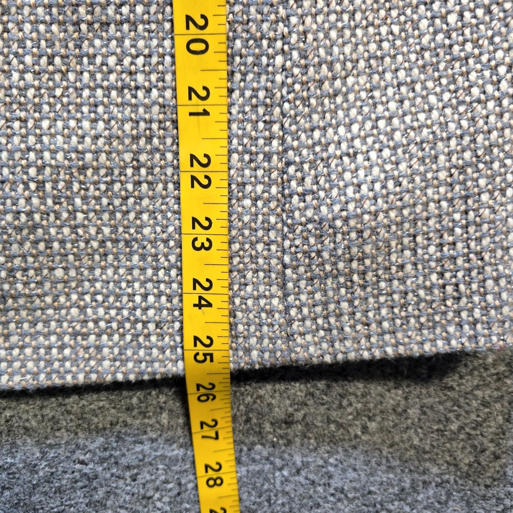 Talbots Talbots Coat Womens Size 20W Gray Beige Wool Blend Tweed Full Zip Lined Capsule Size 3XL / US 20-22 - 6 Thumbnail