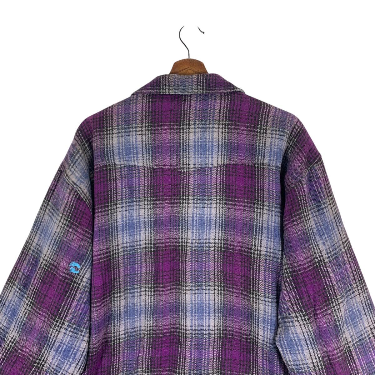 Hang Ten × Vintage VINTAGE HANG TEN SNAP BUTTON TARTAN FLANNEL JACKET Size US L / EU 52-54 / 3 - 7 Thumbnail