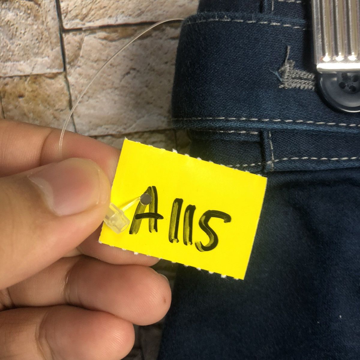 Japanese Brand × Undercover × Uniqlo Uniqlo X Undercover japan vintage Blue Pants #A115 Size 23" - 13 Thumbnail
