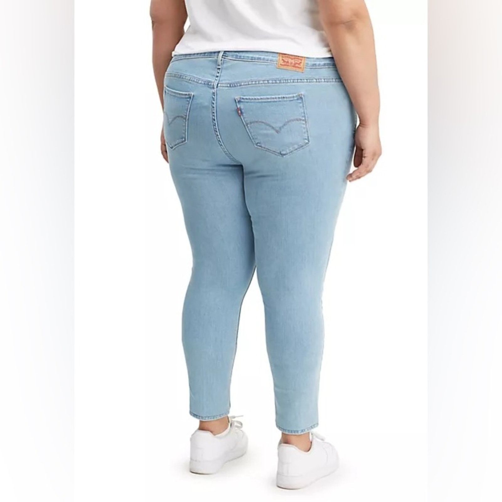 Levi's LEVI'S Simply Stretch Light Wash Mid-Rise Super Skinny Jean Size 39" - 2 Thumbnail
