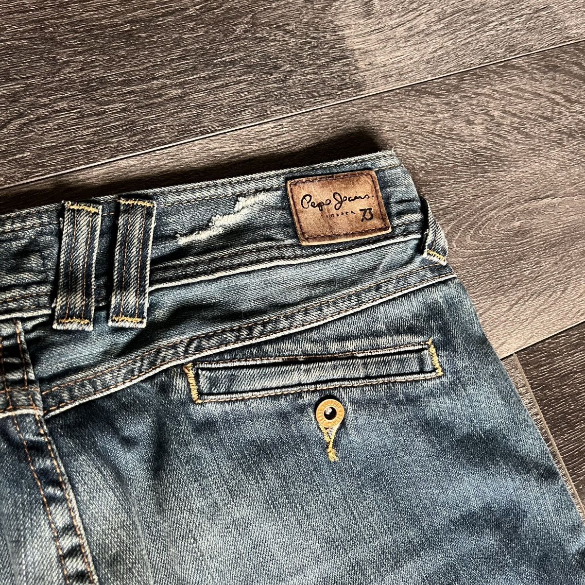 Pepe Jeans Vintage Y2K Pepe Jeans London Low Rise Straight Denim Jeans Size 29" - 4 Thumbnail