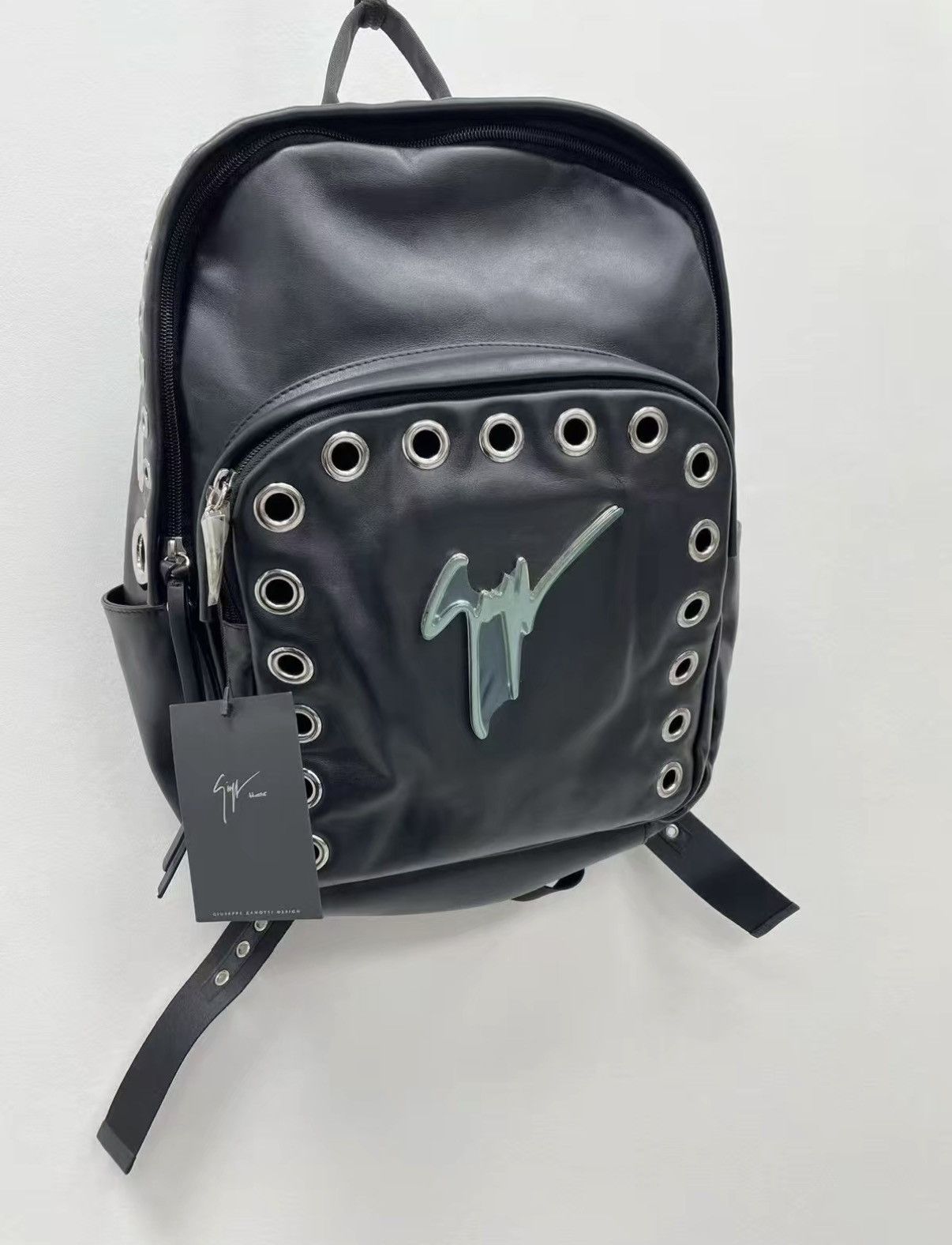 Giuseppe Zanotti Giuseppe Zanotti GZ Full Leather Backpack J30 Size ONE SIZE - 2 Thumbnail
