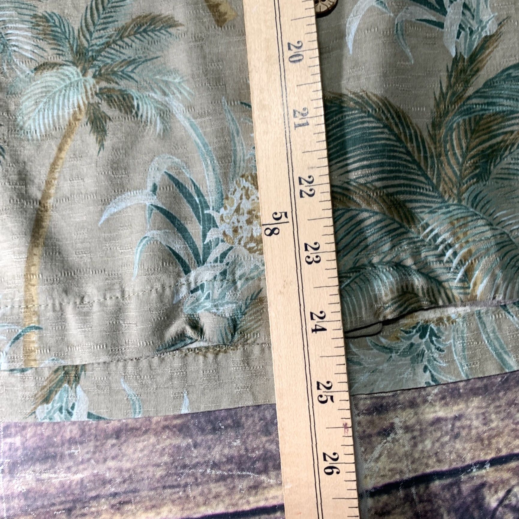 Vintage VINTAGE Caribbean Joe Silk Hawaiian Shirt L Adult Tan Green Brown Palm Trees Pineapple Hawaii Shirt Casual Mens Size US L / EU 52-54 / 3 - 3 Thumbnail