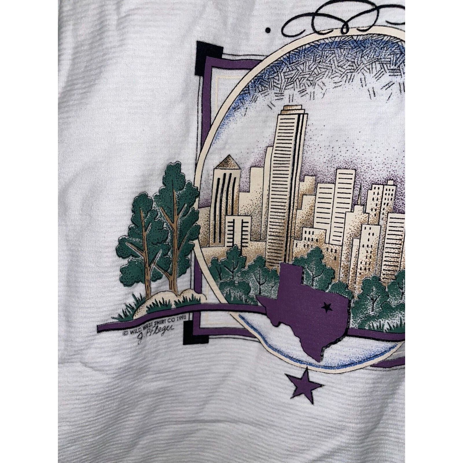 Vintage Vintage Dallas Southfork Ranch Yellowstone Misprint Tee Size US L / EU 52-54 / 3 - 10 Thumbnail