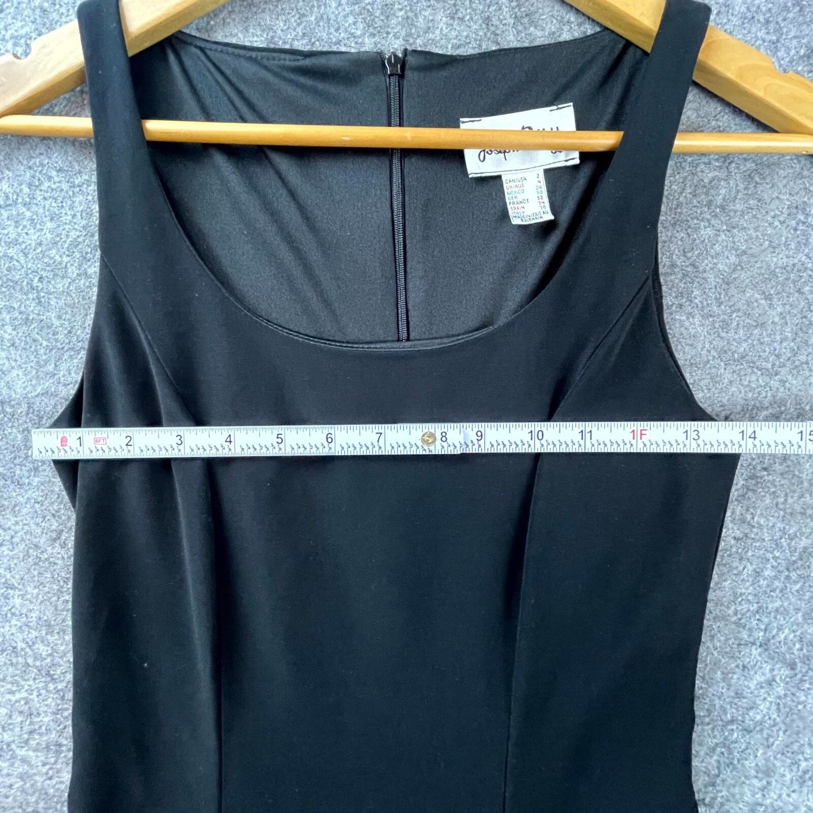 Joseph Ribkoff Joseph Ribkoff Dress 2 Black Dark Fairy Goth Witchcore Size XS / US 0-2 / IT 36-38 - 4 Thumbnail