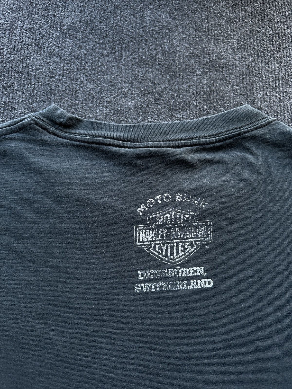 Harley Davidson 🚨VNTG HARLEY DAVIDSON 00s MEN TEE RARE BIG LOGO FADED Size US XXL / EU 58 / 5 - 17 Thumbnail