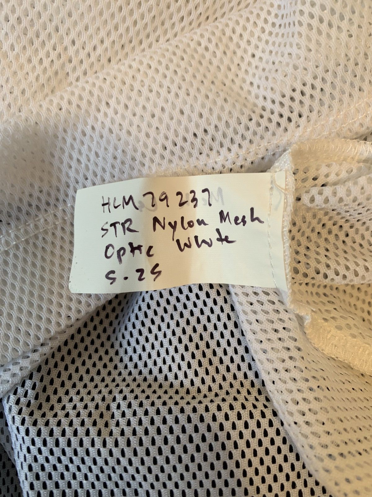 Helmut Lang HELMUT LANG WHITE LOGO MESH TOP Size US L / EU 52-54 / 3 - 24 Thumbnail