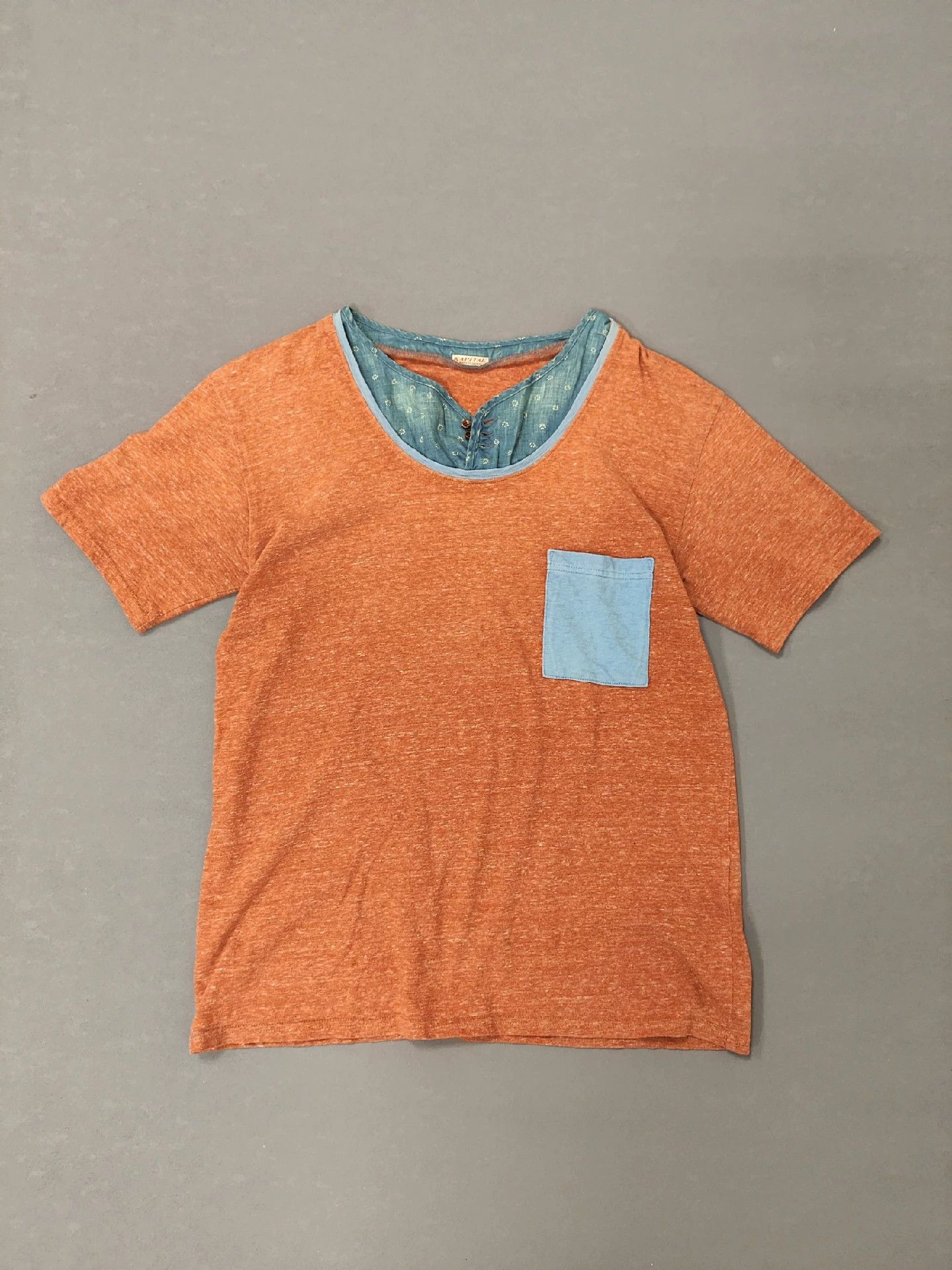 Kapital kapital Cotton and linen stitching fake collar design national style T-shirt Size US XL / EU 56 / 4 - 1 Thumbnail