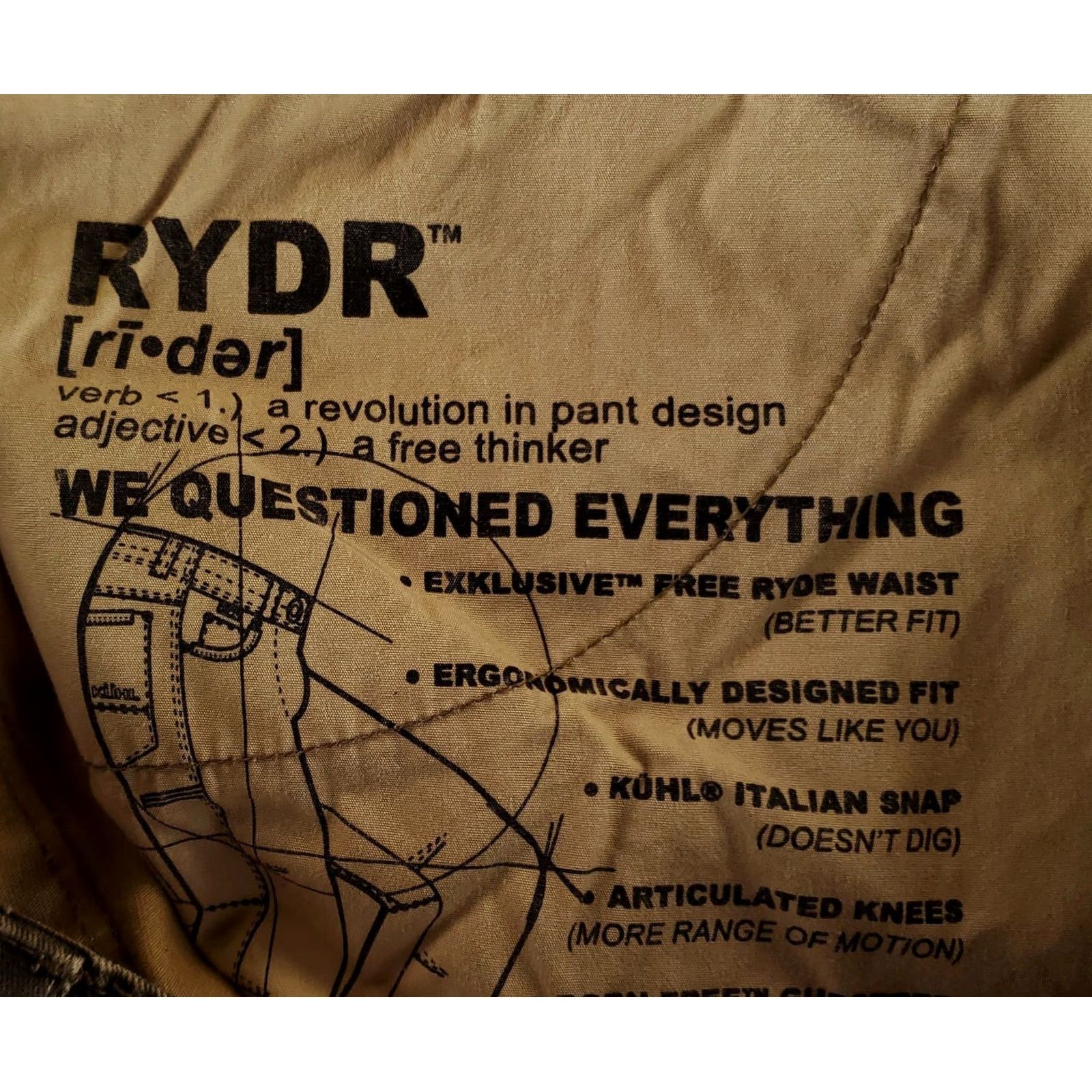Vintage VINTAGE Kuhl Rydr Jeans Pants Brown Mens 37x31 Inseam 31 Straight Dye Patina 36x32 Actual Mens Clothing Jeans Size US 37 - 8 Thumbnail