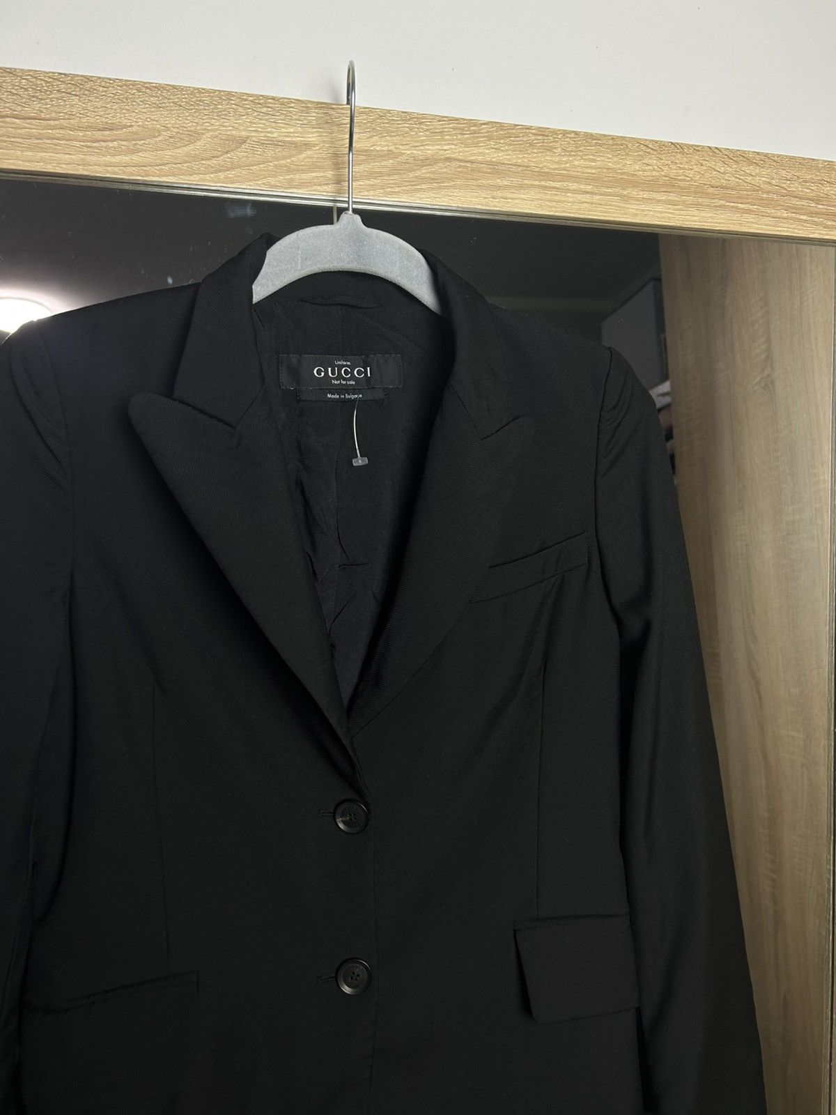 Gucci Blazers Gucci uniform vintage jacket small black womens Size XS / US 0-2 / IT 36-38 - 7 Thumbnail