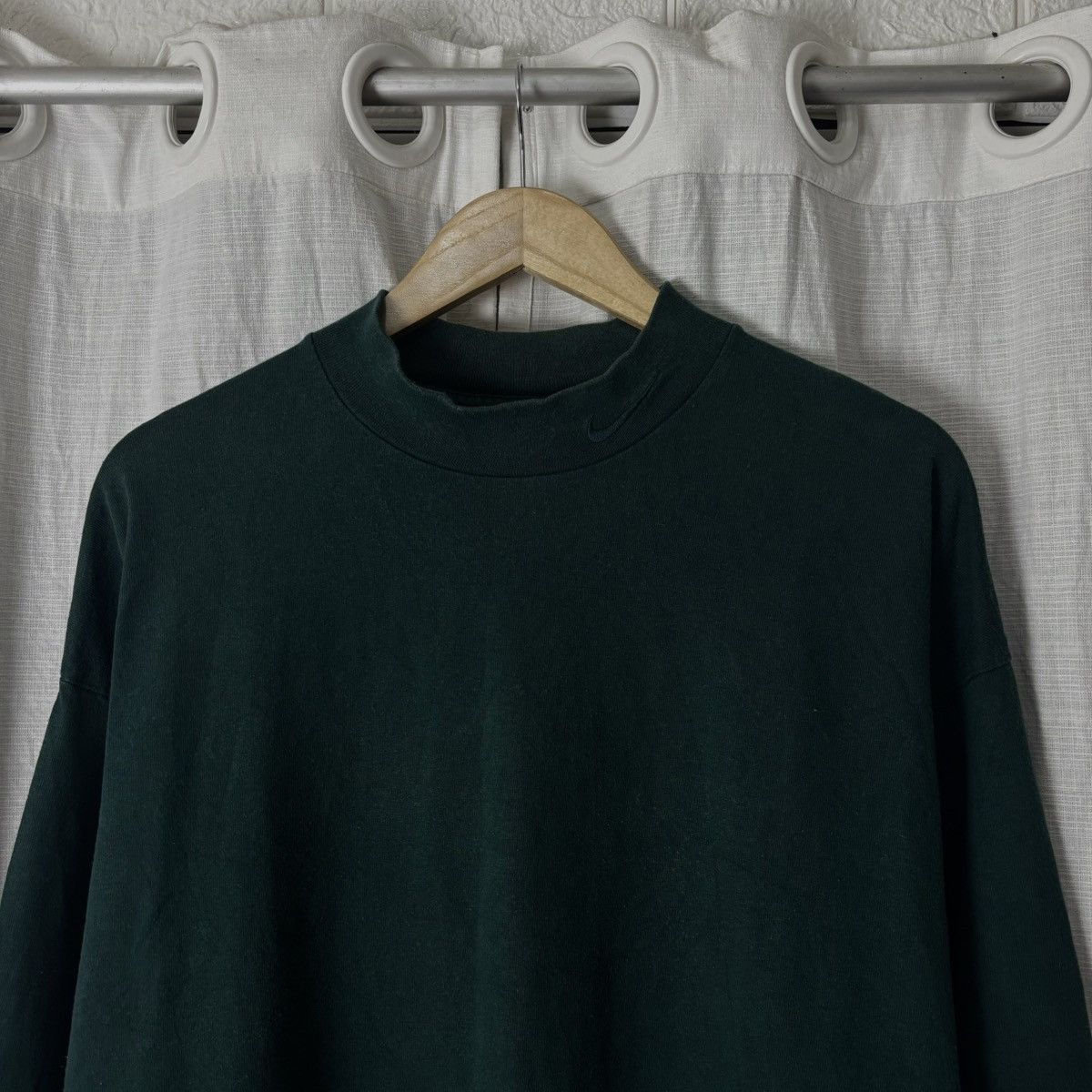 Nike × Vintage VINTAGE NIKE MOCK NECK LONG SLEEVE Size US XXL / EU 58 / 5 - 1 Thumbnail