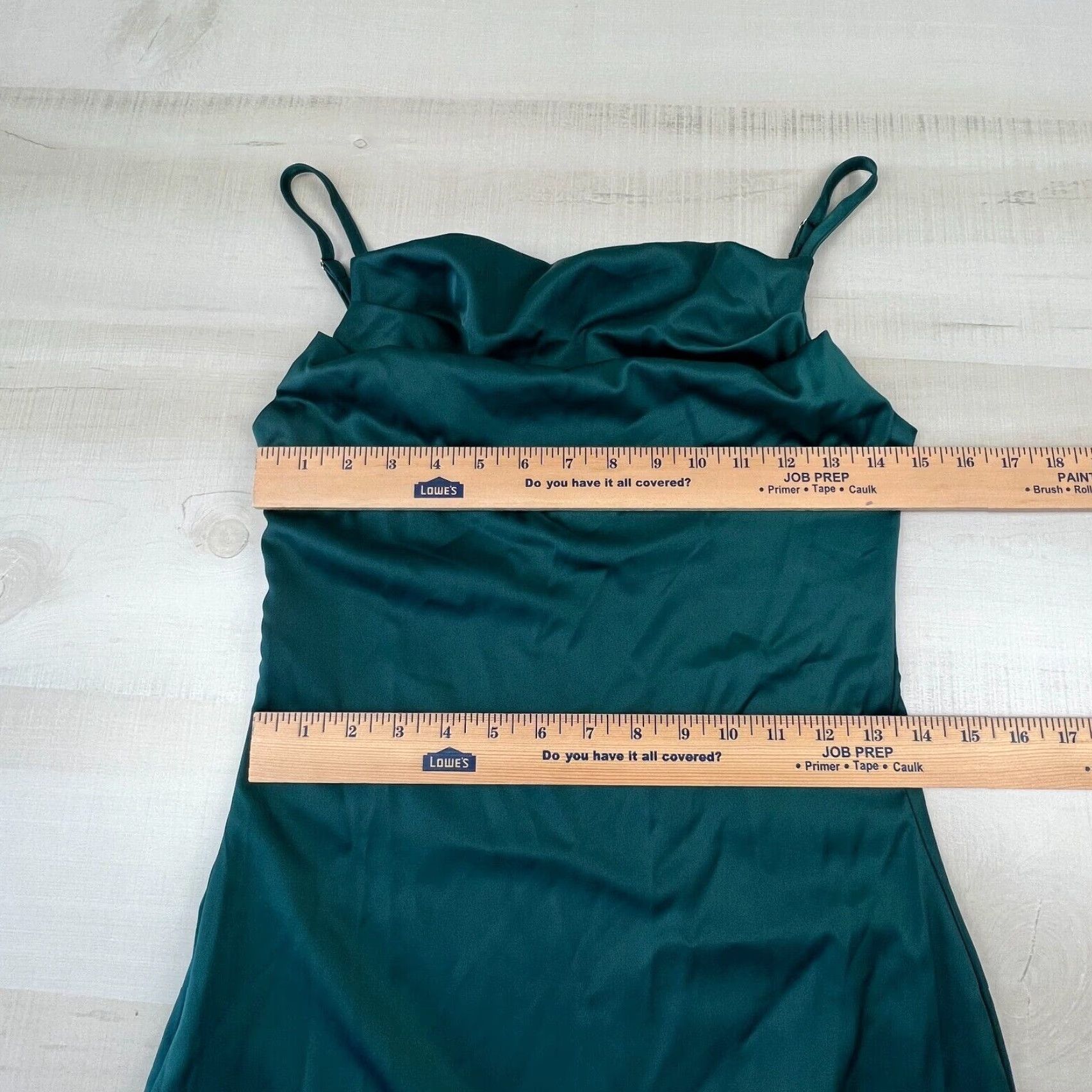 Vintage VINTAGE Fiemaoves Women's Maxi Dress XS Satin Slip Cowl Neck Side Split Strappy Formal Party Wedding Size XS / US 0-2 / IT 36-38 - 6 Thumbnail