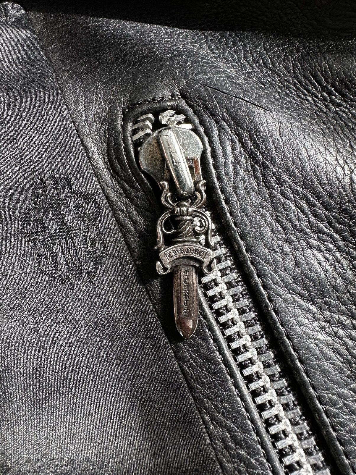 Chrome Hearts RARE Talon Leather Motorcycle Jacket 1993 Size US M / EU 48-50 / 2 - 18 Thumbnail