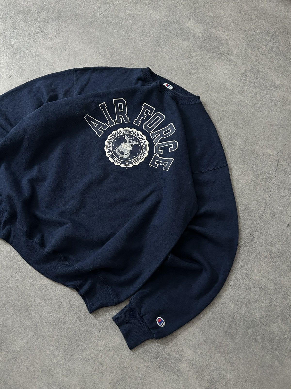 Champion Vintage Champion Reverse Air Force big logo sweatshirt Size US XL / EU 56 / 4 - 2 Thumbnail