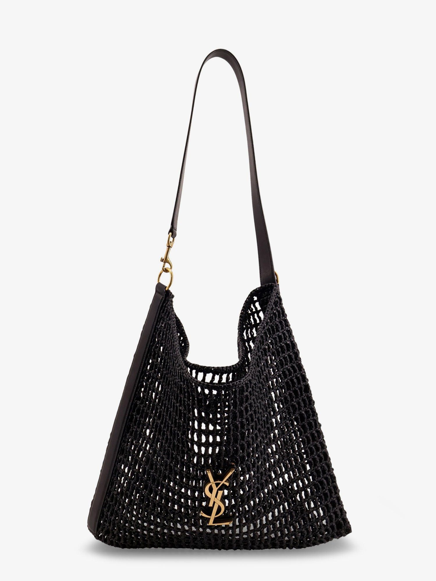 Saint Laurent Paris Raffia Shoulder Bag Size ONE SIZE - 1 Thumbnail
