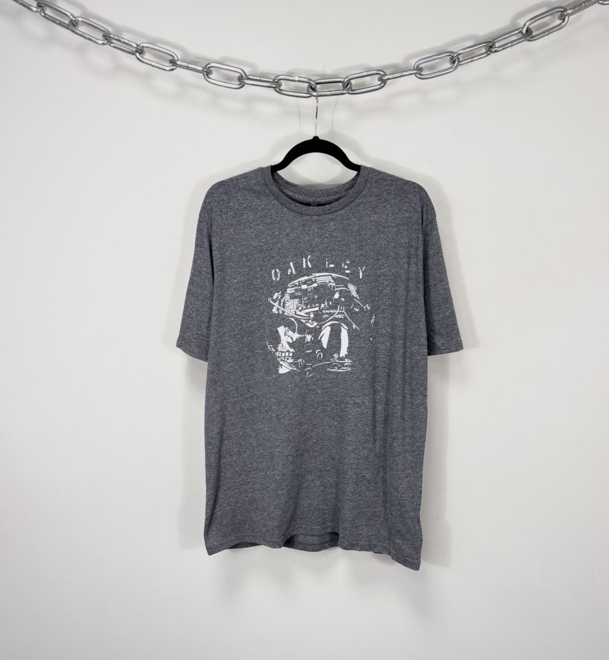 Oakley Oakley Military Channel NWT Men’s Athletic Heather Grey Tee Size US XL / EU 56 / 4 - 1 Thumbnail