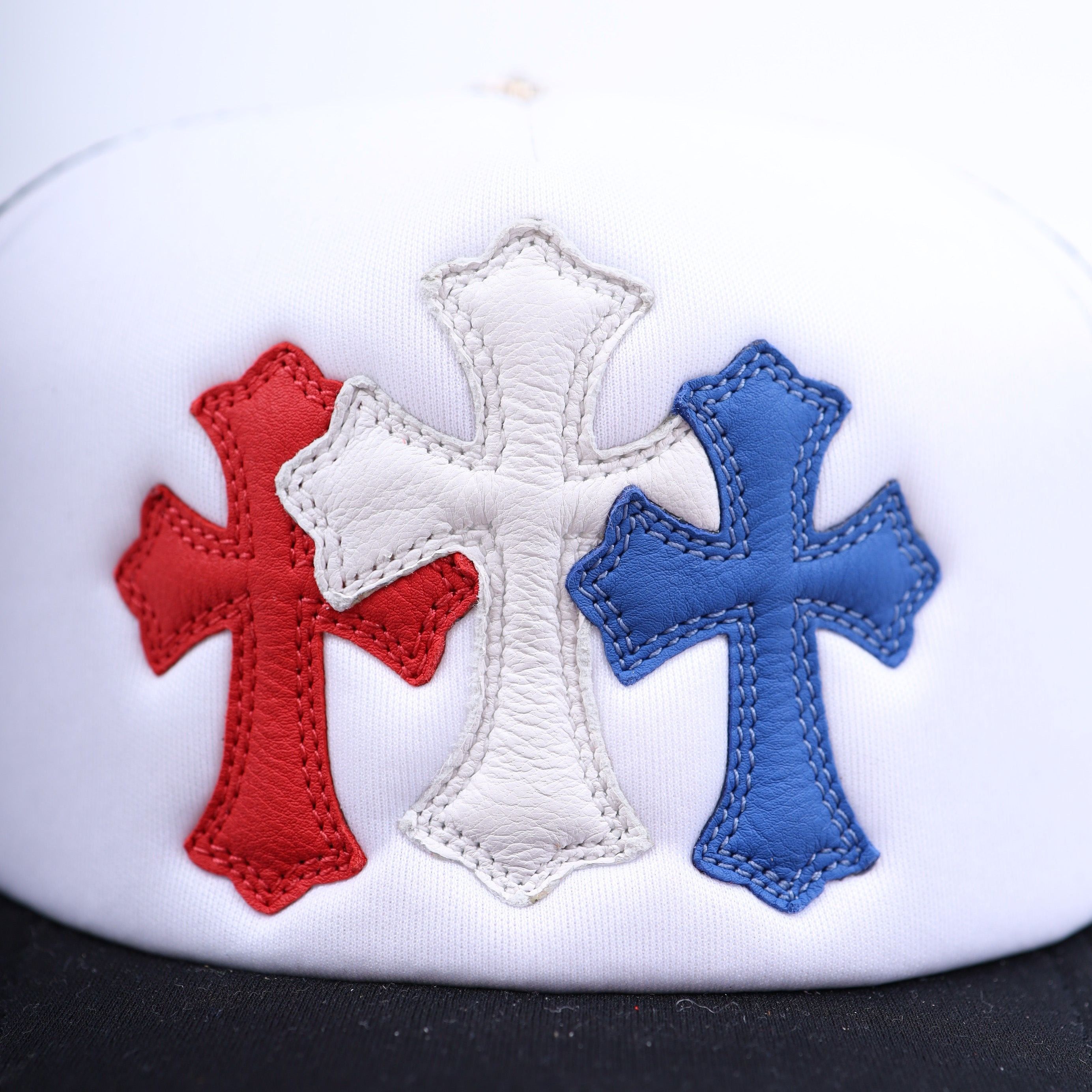 Chrome Hearts CHROME HEARTS CEMETERY HAT RED WHITE BLUE Size ONE SIZE - 3 Thumbnail