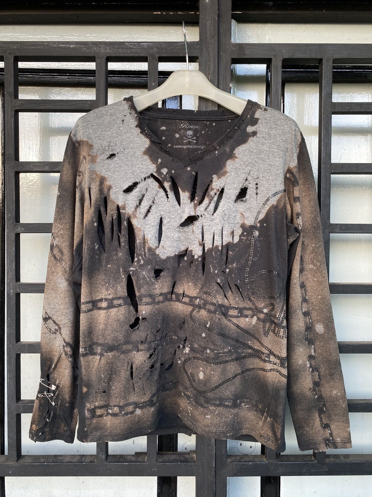 トップス 00s roen semantic design velour cutsew 00s roen semantic