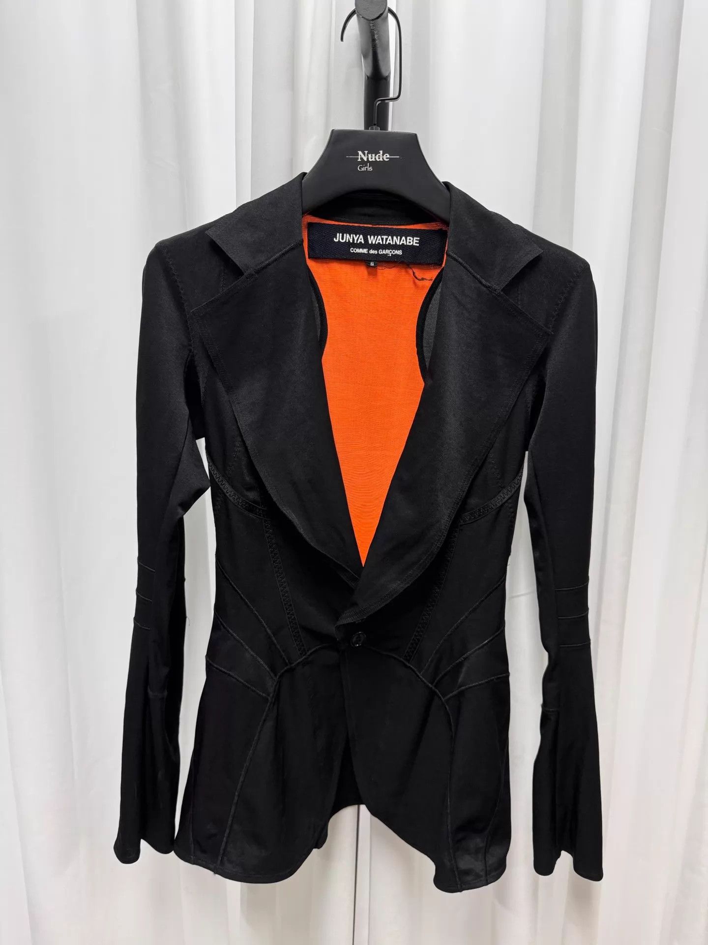 Junya Watanabe Junya Watanabe Comme des Garçons Black Slim Blazer S Size US S / EU 44-46 / 1 - 1 Thumbnail