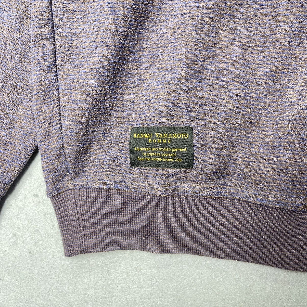Kansai Yamamoto Vintage Kansai Yamamoto Homme Pocket Sweatshirt Size US M / EU 48-50 / 2 - 4 Thumbnail