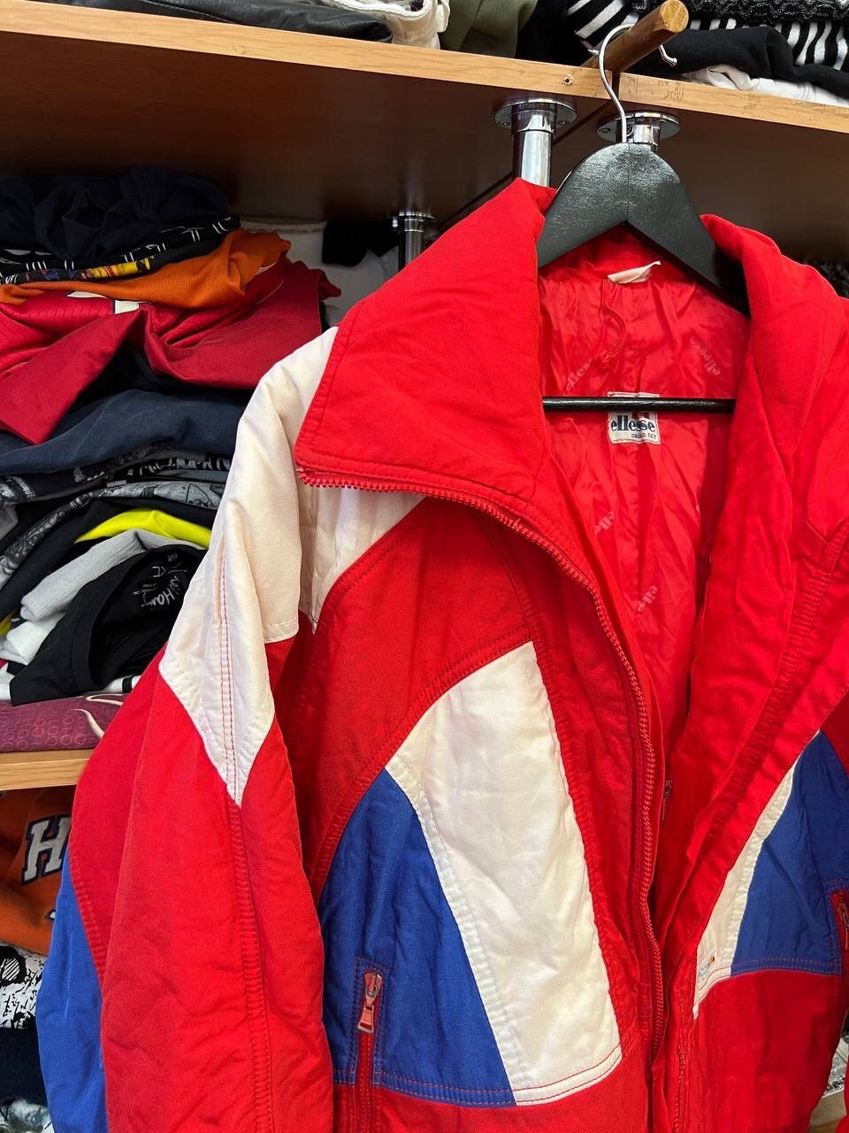 Ellesse Vintage Ellesse Cropped 80s Multicolour Rare Jacket Size US M / EU 48-50 / 2 - 2 Thumbnail