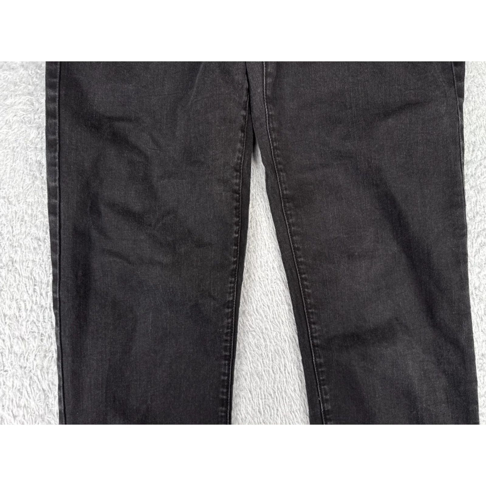 Calvin Klein VINTAGE Calvin Klein Jeans Women 28x30 Black Denim Low Rise Straight Cotton Blend Fall Winter Summer Spring 6 Women's Jeans Size 28" / US 6 / IT 42 - 3 Thumbnail