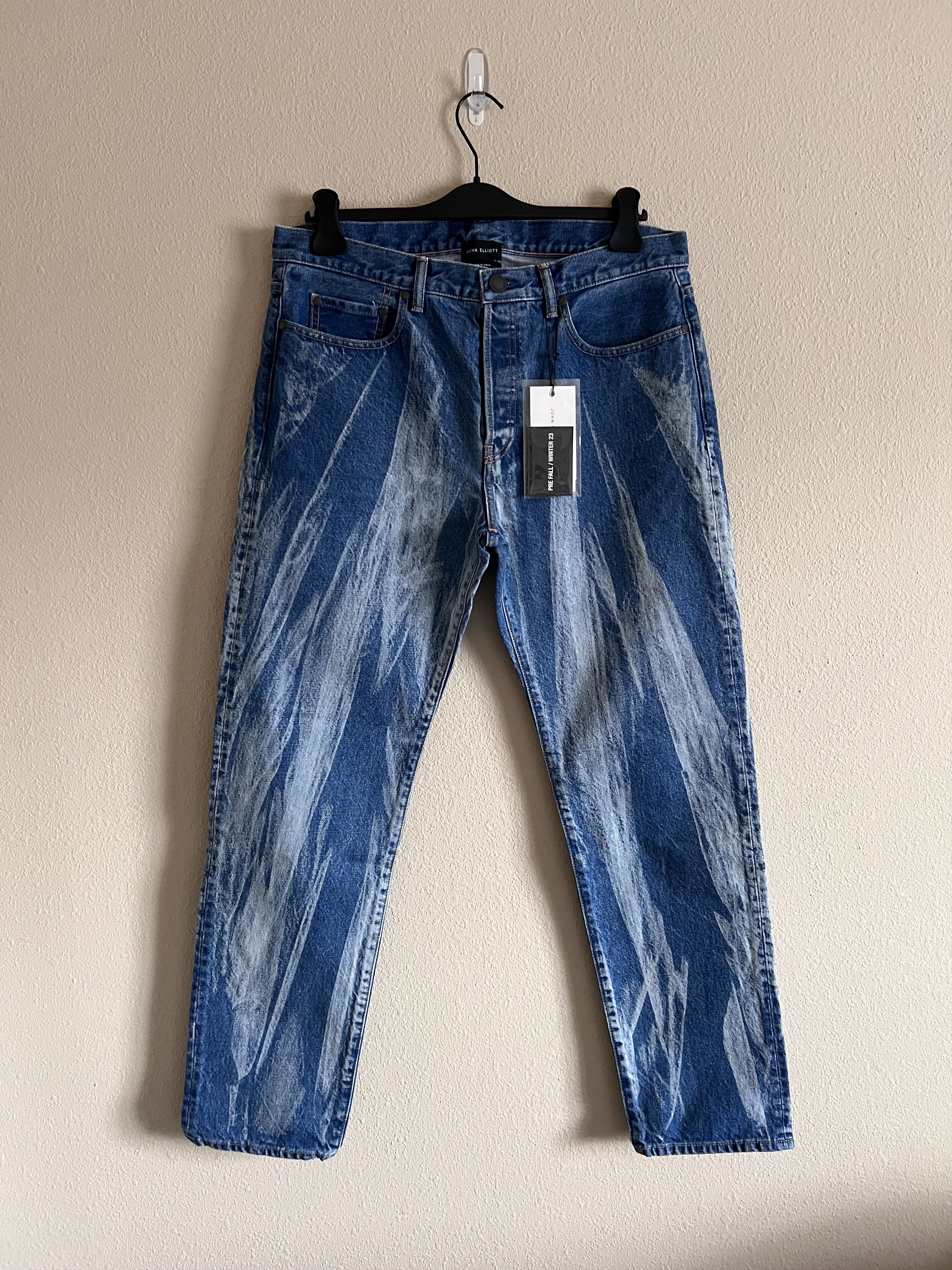 John Elliott John Elliott The Daze Sisyphus Jeans in Blue Size US 34 / EU 50 - 1 Thumbnail