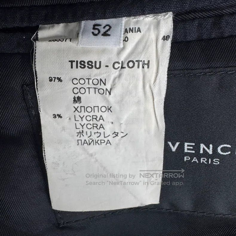 Givenchy Givenchy Size52 Solid Color Lapel Single Breasted Suit Jack Size US M / EU 48-50 / 2 - 4 Thumbnail