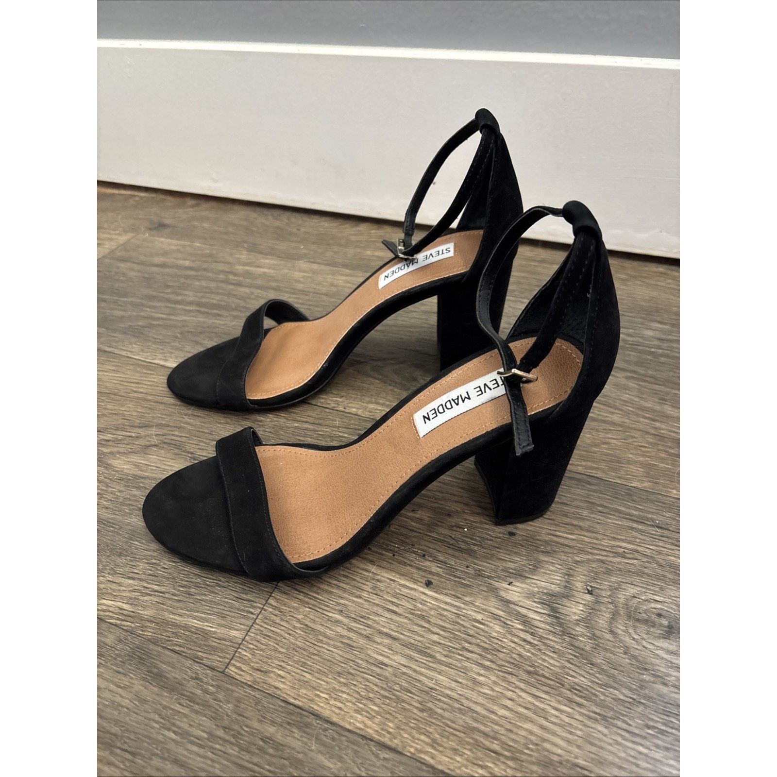Steve Madden Steve Madden Black Strappy Heels Size 8 Size US 8 / IT 38 - 1 Thumbnail