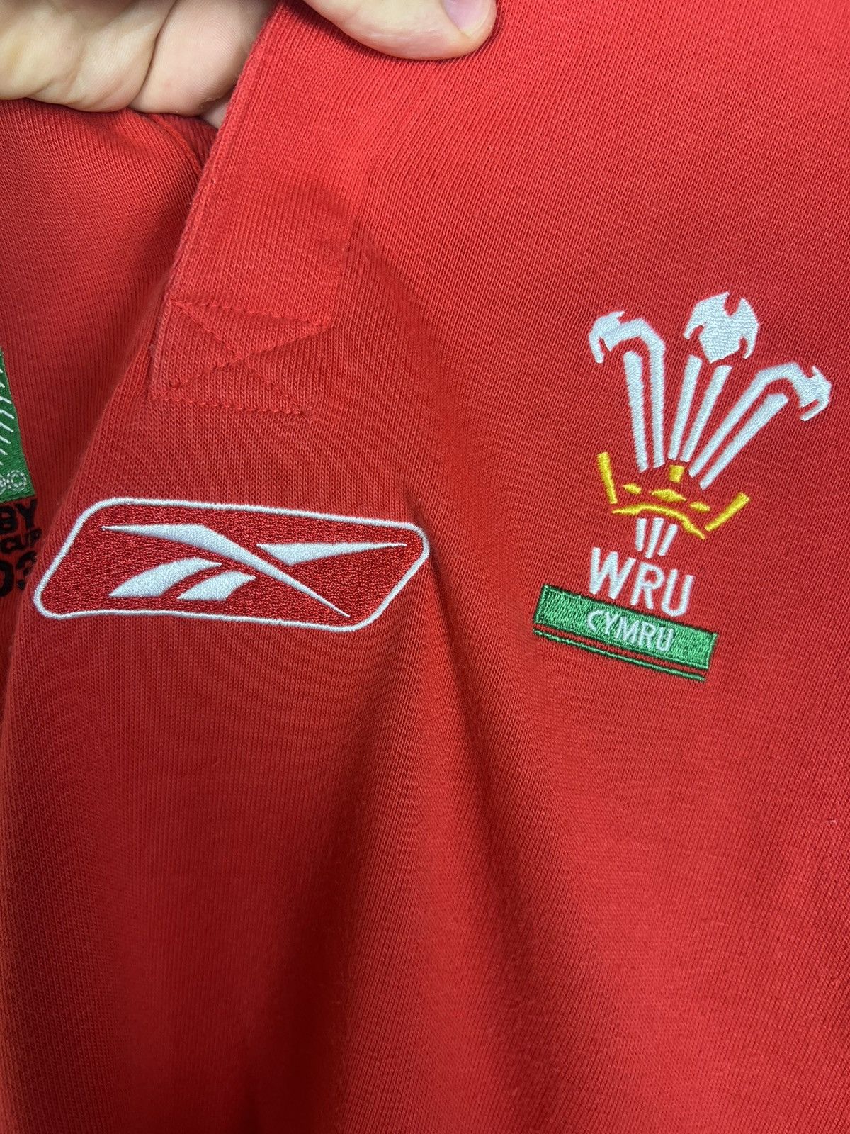 Reebok Vintage Reebok WRU Wales Rugby Union 2003 World Cup Jersey Size US S / EU 44-46 / 1 - 4 Thumbnail
