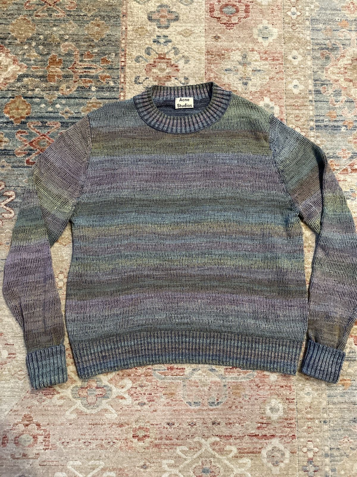 Acne Studios GRAIL Multi Color Sweater Size US L / EU 52-54 / 3 - 1 Thumbnail