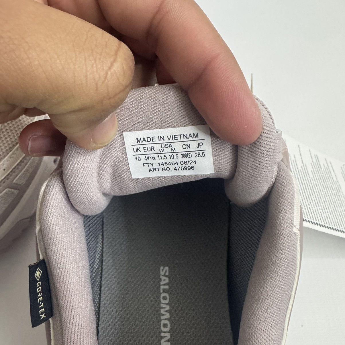 Salomon Salomon ACS PRO GTX Men’s 10.5 Cloud Gray and Lilac Ash Size US 10.5 / EU 43-44 - 6 Thumbnail