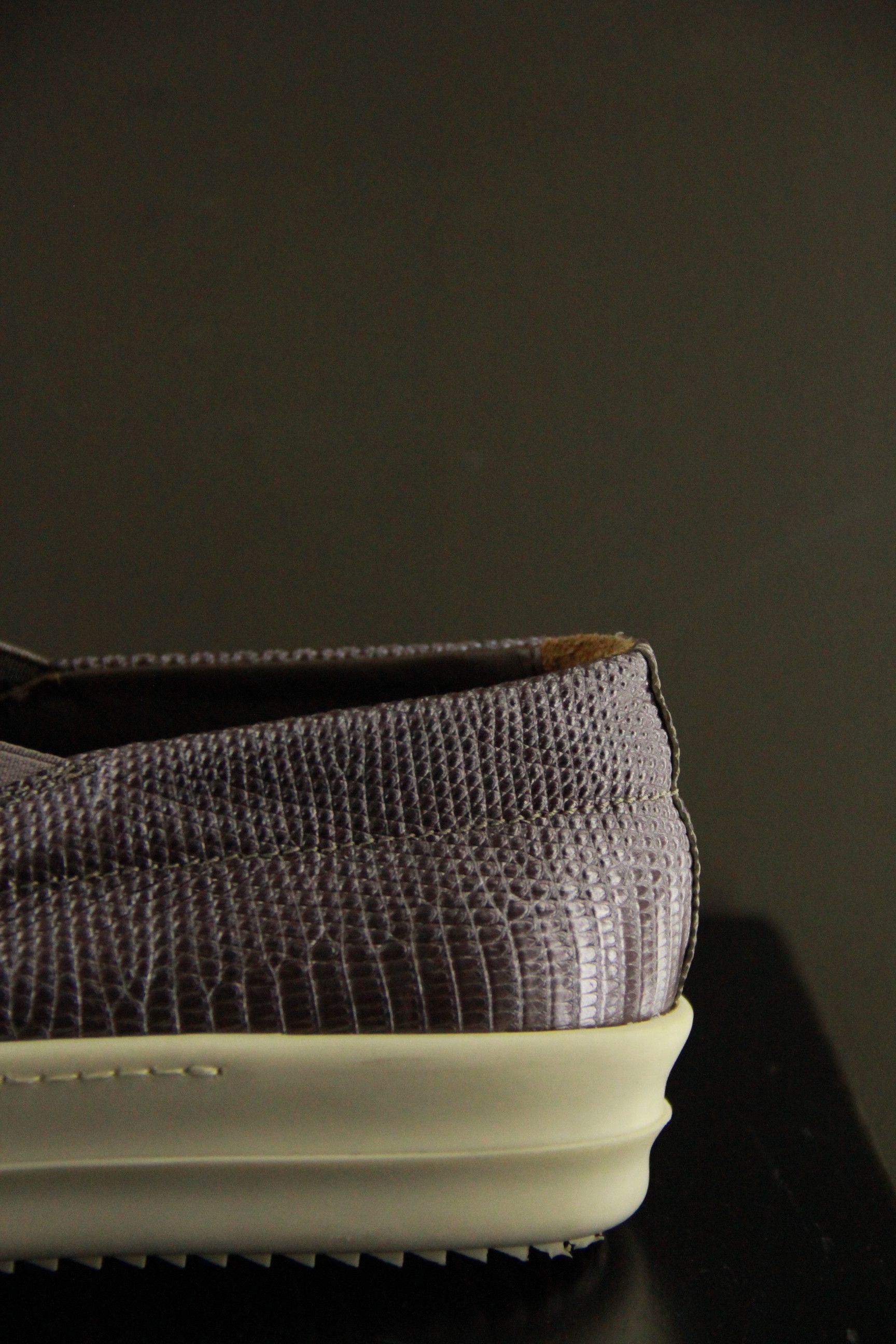 Rick Owens Rick Owens Rose Gold Lizard Skin Slip-Ons Size US 6 / EU 39 - 8 Thumbnail