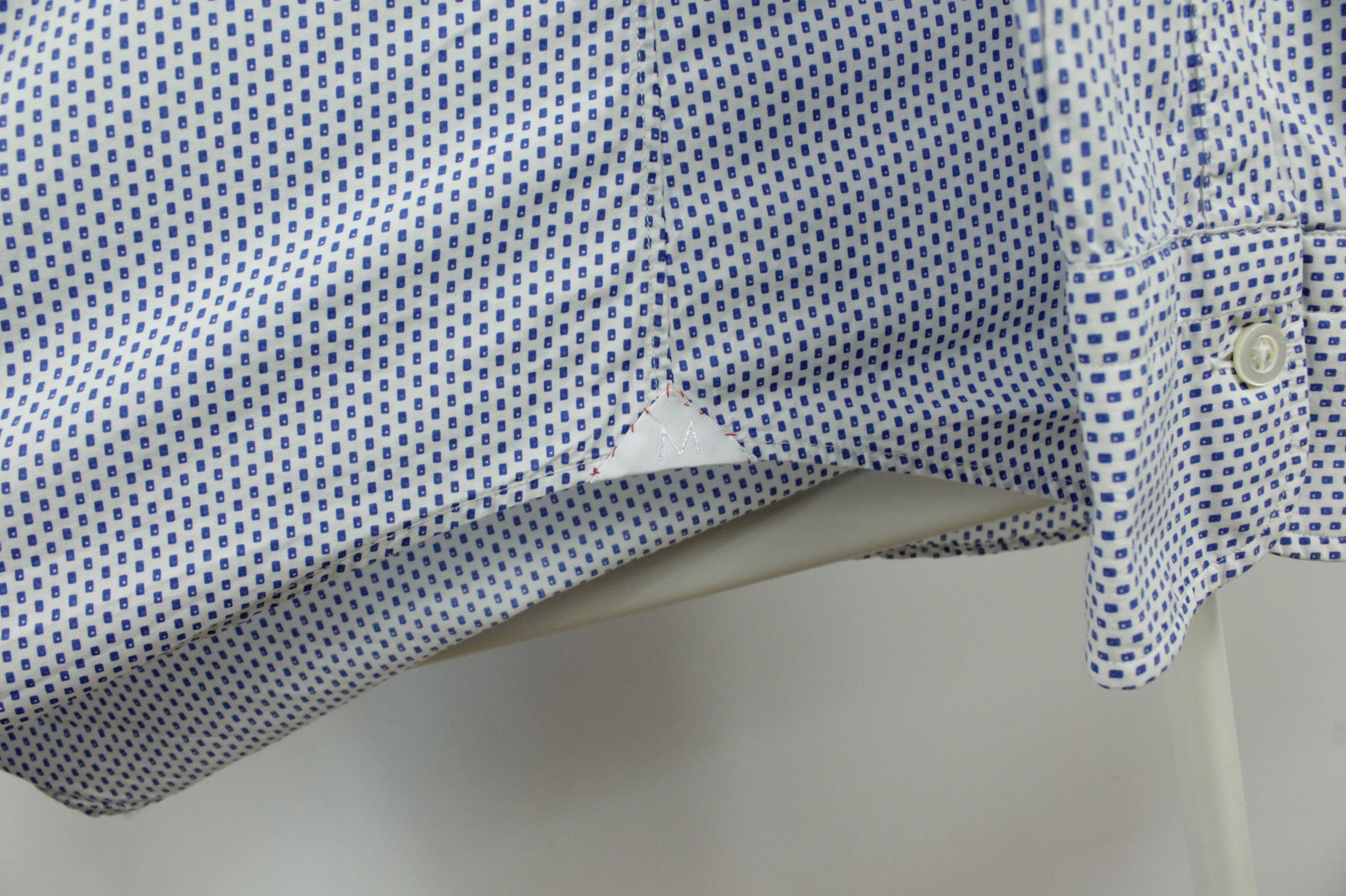 Mazzarelli Mazzarelli Green Stone Micro Pattern Slim Fit Dress Shirt Size US M / EU 48-50 / 2 - 6 Thumbnail
