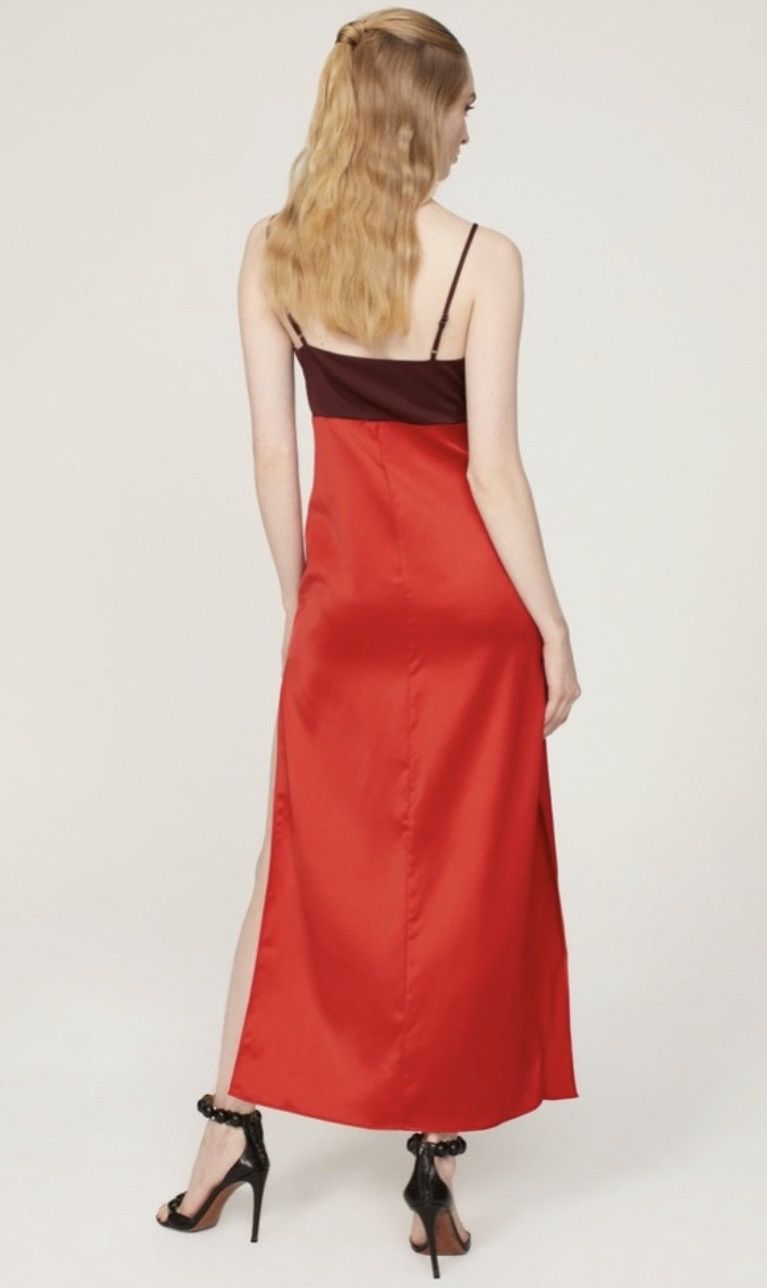 Other Marina Moscone Collective Two Tone Slip Maxi Dress Size XL / US 12-14 / IT 48-50 - 3 Thumbnail