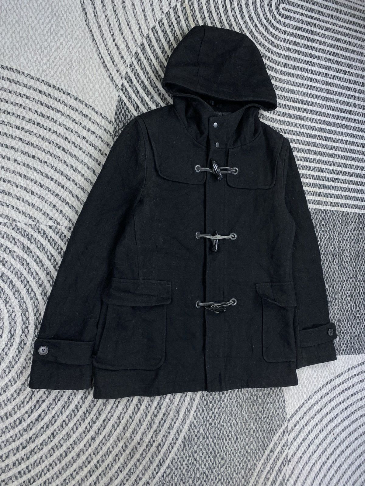 Boycott Boycott Wool Duffle Hoodie Jacket Size US M / EU 48-50 / 2 - 3 Thumbnail